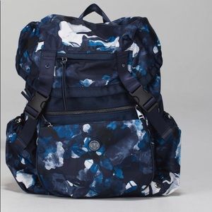 Lulu Lemon Blue Yogini Backpack